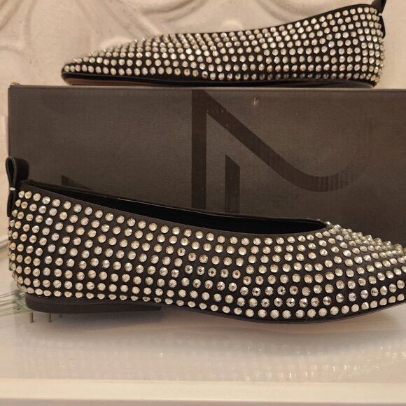Naturalizer 27 Edit "Carla" Black Sparkle Ballet flats. NIB. Size 9.5 - Picture 5 of 14